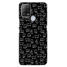 Чехол с принтом для Tecno Pova (AlphaPrint) Модные коты (Меленькие котики)