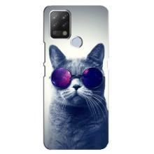 Чехол с принтом для Tecno Pova (AlphaPrint) Модные коты (Стильный кот)