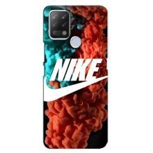 Чехол для Tecno Pova - с принтом Найк (AlphaPrint) (Дымчатый найк)