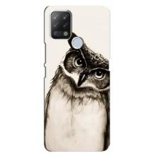 Чехол с птицами на Tecno Pova (VPrint) (Сова)