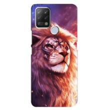 Чехол со Львом для Tecno Pova (VPrint) (Красочный Лев)