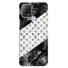 Чохол Стиль Louis Vuitton на Tecno Pova (LV на білому)