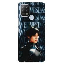 Чехлы Венсдей на Tecno Pova Уэнсдей (AlphaPrint) (Уэнздей кошка)