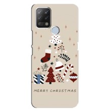 Рождественские Чехлы для Tecno Pova (VPrint) (Merry Christmas)