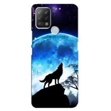Защитные чехлы для Техно Пова (AlphaPrint) (ХИТ продаж) ВОЛК (Волк на луну)