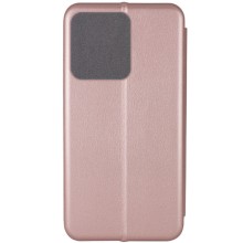 Кожаный чехол-книжка Classy для TECNO Spark 10 Pro – Rose Gold