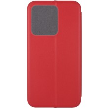 Кожаный чехол-книжка Classy для TECNO Spark 10 Pro – Красный