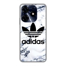 Чехлы Адидас для TECNO Spark 10 Pro (AlphaPrint) (Адидас на мраморе)