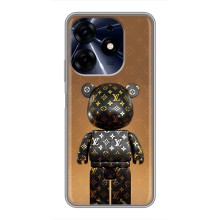 Чехлы для TECNO Spark 10 Pro - Bearbrick Louis Vuitton (PREMIUMPrint) (Bearbrick)