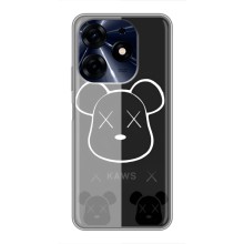 Чехлы для TECNO Spark 10 Pro - Bearbrick Louis Vuitton (PREMIUMPrint) (БеарБрик глаза)