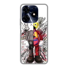 Чехлы для TECNO Spark 10 Pro - Bearbrick Louis Vuitton (PREMIUMPrint) (Беарбрик)