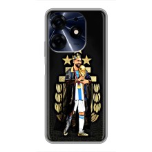 Чехлы для TECNO Spark 10 Pro (Leo чемпион) (AlphaPrint) (Месси Король)
