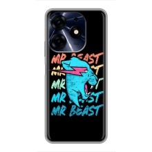 Чехлы Мистер Бист для Техно Спарк 10 Про (logo Mr beast)