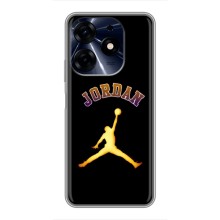 Чехлы для TECNO Spark 10 Pro - с картинкой JORDAN (AlphaPrint) (Jordan Gold)