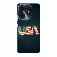 Чохол Прапор USA для TECNO Spark 10 Pro – USA