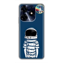 Чехол NASA для TECNO Spark 10 Pro (AlphaPrint) (Мальчик в шлеме)