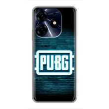 Чехол PUBG для Техно Спарк 10 Про (AlphaPrint) (Лого PUBG)