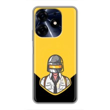 Чехол PUBG для Техно Спарк 10 Про (AlphaPrint) (Пабг в шлеме)