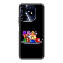 Чехол Амонг Ас для TECNO Spark 10 Pro (AlphaPrint) (Амонг-ас)