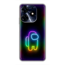 Чехол Амонг Ас для TECNO Spark 10 Pro (AlphaPrint) (Яркий скин)