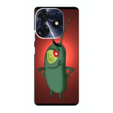 Чехол с картинкой "Одноглазый Планктон" на TECNO Spark 10 Pro (Стильный Планктон)