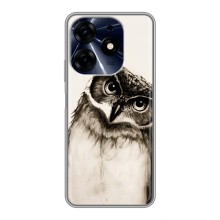 Чехол с птицами на TECNO Spark 10 Pro (VPrint) (Сова)