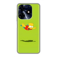 Чехол с Симпсонами для TECNO Spark 10 Pro (VPrint) (Барт Симпсон)