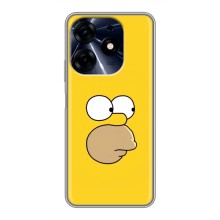 Чехол с Симпсонами для TECNO Spark 10 Pro (VPrint) (Гомер)