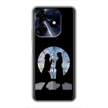 Чехлы Венсдей на TECNO Spark 10 Pro Уэнсдей (AlphaPrint) (комната Уэнздей)