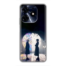 Чехлы Венсдей на TECNO Spark 10 Pro Уэнсдей (AlphaPrint) (Уэнздей и Инид)