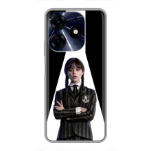 Чехлы Венсдей на TECNO Spark 10 Pro Уэнсдей (AlphaPrint) (W-Wednesday)