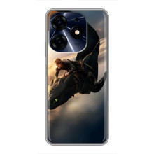 Чохол дракон Беззубик для TECNO Spark 10 Pro – Політ Беззубика