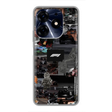 Чехол Формула1 на TECNO Spark 10 Pro – Коллаж Ф1