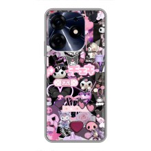 Чехол с кроликом Куроми на TECNO Spark 10 Pro (Коллаж Куроми)