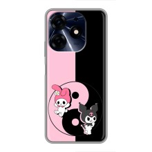 Чехол с кроликом Куроми на TECNO Spark 10 Pro (Куроми Инь Янь)