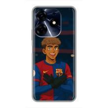 Чехол с футболистом Ламин Ямаль TECNO Spark 10 Pro (Футболист Ямал)