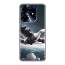 Чехол с мемом Тралалело тралала на TECNO Spark 10 Pro (Бомбардини гусини)