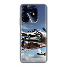 Чехол с мемом Тралалело тралала на TECNO Spark 10 Pro (Бомбардиро крокодило)