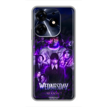 Чехол с дизайном Венздей 2 на TECNO Spark 10 Pro