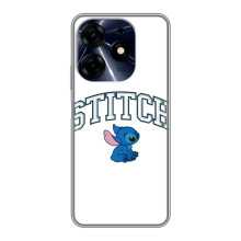 Чехол с принтом Стич на TECNO Spark 10 Pro – Стич лого