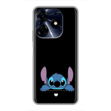 Чехол с принтом Стич на TECNO Spark 10 Pro – Стич на черном