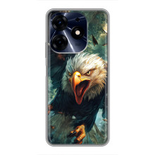 Чехол с картинкой «Хищники» для TECNO Spark 10 Pro – Орёл