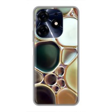 Мраморный чехол на TECNO Spark 10 Pro (VPrint) (Радужный Мрамор)