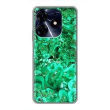 Мраморный чехол на TECNO Spark 10 Pro (VPrint) (Салатный Мрамор)