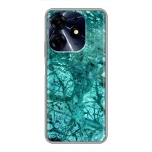 Мраморный чехол на TECNO Spark 10 Pro (VPrint) (Зеленый мрамор)