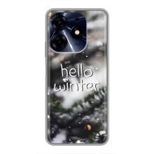 Новогодние, Праздничные Чехлы для TECNO Spark 10 Pro - 2024 год (Hello winter)