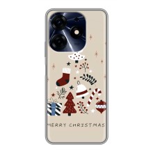 Рождественские Чехлы для TECNO Spark 10 Pro (VPrint) – Merry Christmas