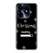 Рождественские, Праздничные Чехлы для Техно Спарк 10 Про (Christmas loading)