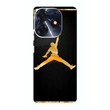 Силиконовый Чехол Nike Air Jordan на Техно Спарк 10 про (Джордан 23)