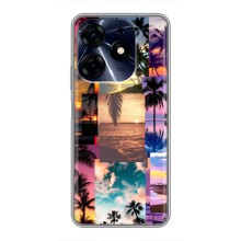 Силиконовый чехол с КАРТИНКАМИ лето для TECNO Spark 10 Pro (AlphaPrint) (Летний отпуск)